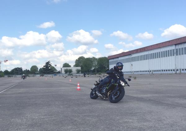 Conduite moto à Rungis